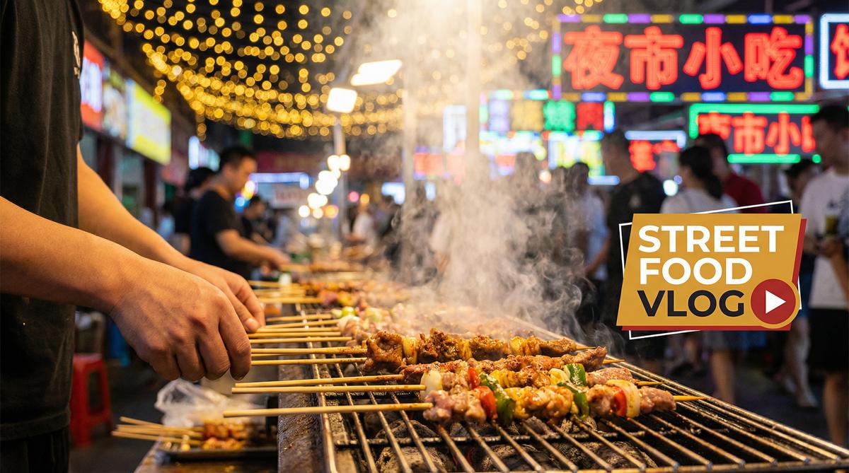 一起草17c美食视频-夜市街头美食